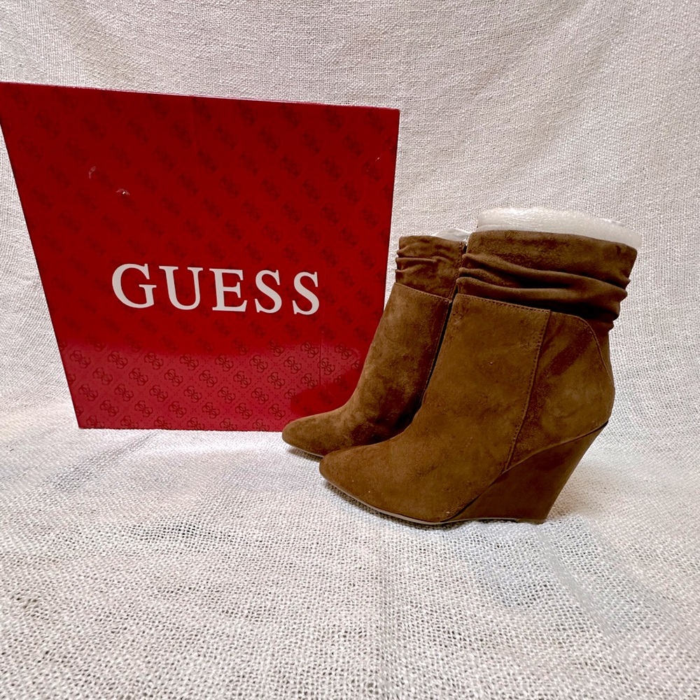Brand new Guess wedge ankle boots.
